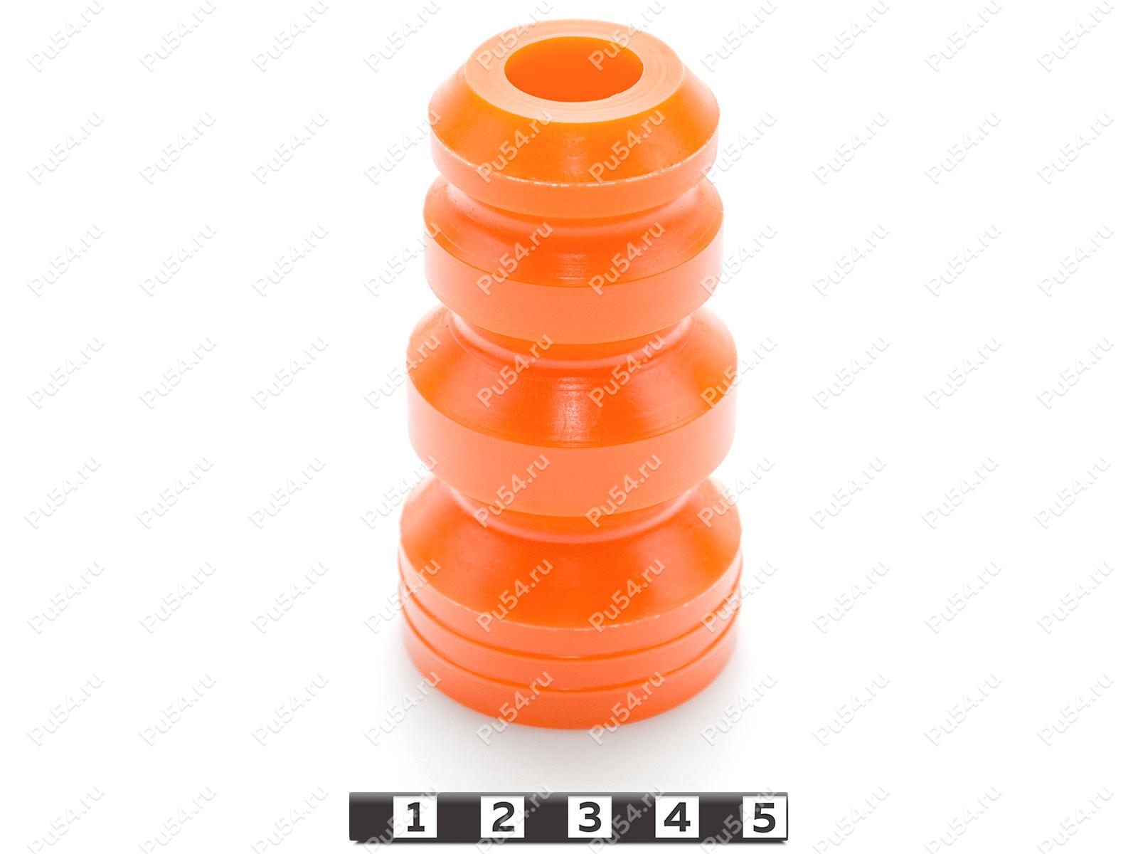 Rear shock absorber bump stop, Código de product 7-07-006, Poliuretano, PU54/K72/оранжевый, Imagen №1