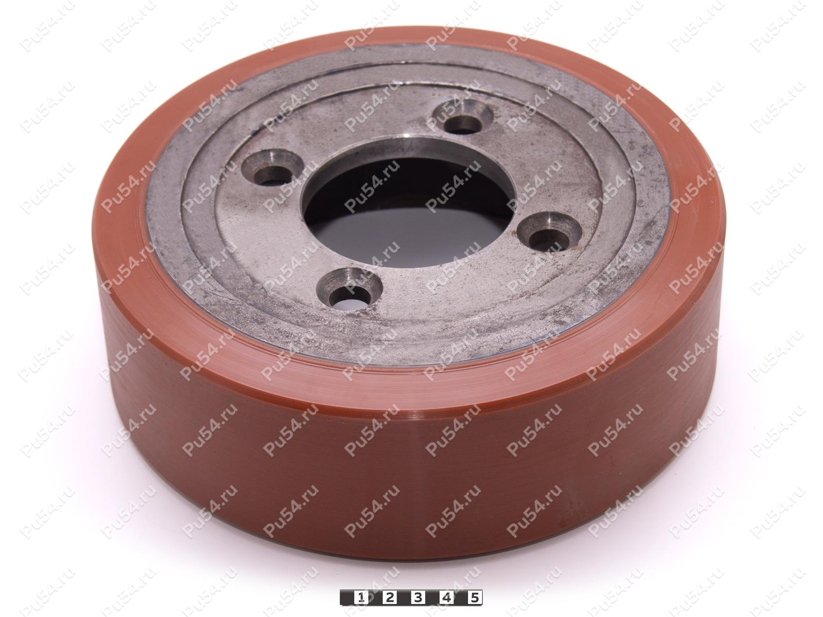 Колесо D 237 х d 197 х H 80 (восстановление), Código de product 333-01-1149, Poliuretano, PU54Q/E92/коричневый, Imagen №1
