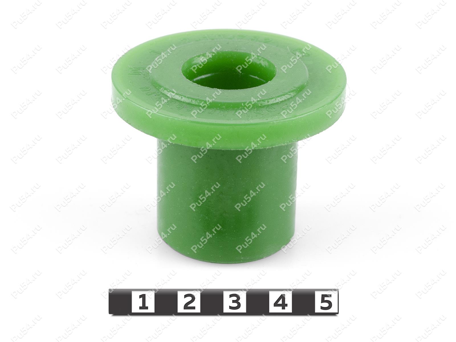 Buje de un resorte de un soporte de suspensión trasera en un resorte, Código de product 2-10-782, Poliuretano, PU54i/K80/темно-зеленый, Imagen №1