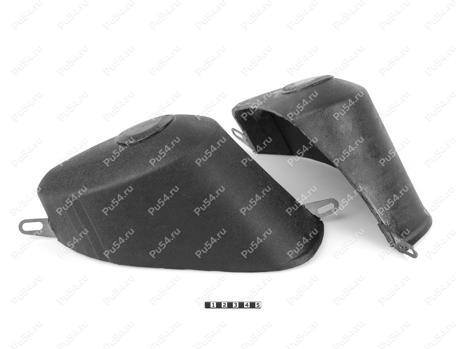 Колпак левого и правого амортизатора YAMAHA VIKING 540 (комплект из 2 деталей), Código de product 50-20-0089, Poliuretano, черный, Imagen №1