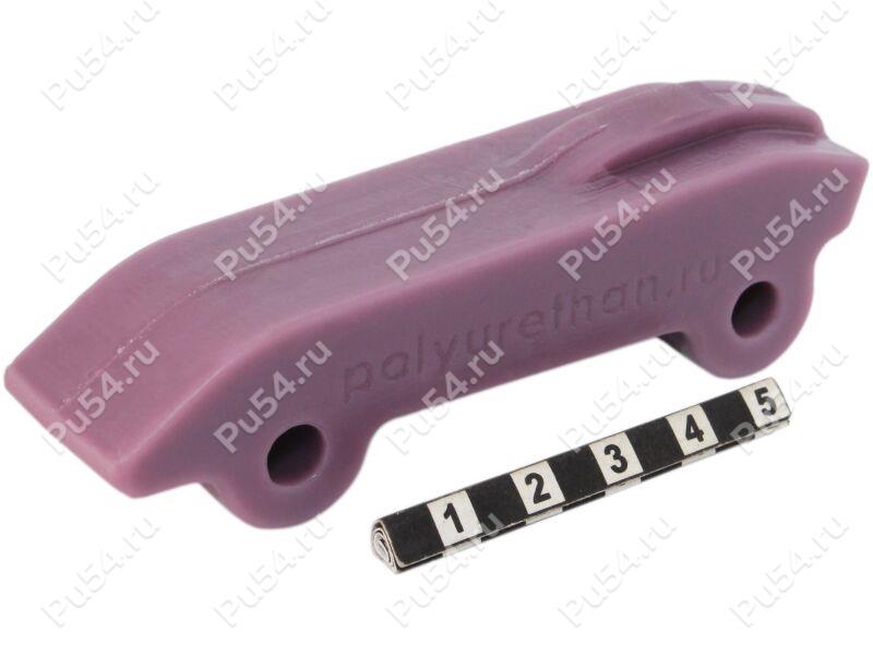 Deslizador de cadena de motocicleta, Código de product 55-00-004, Poliuretano, PU54/M87/azul, Imagen №1