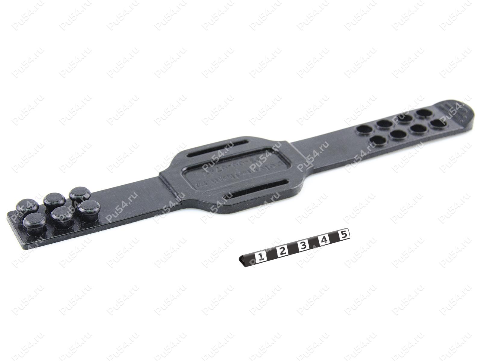 Mounting strap (long), Código de product 33-00-0752, Poliuretano, PU54/M71/negro, Imagen №1