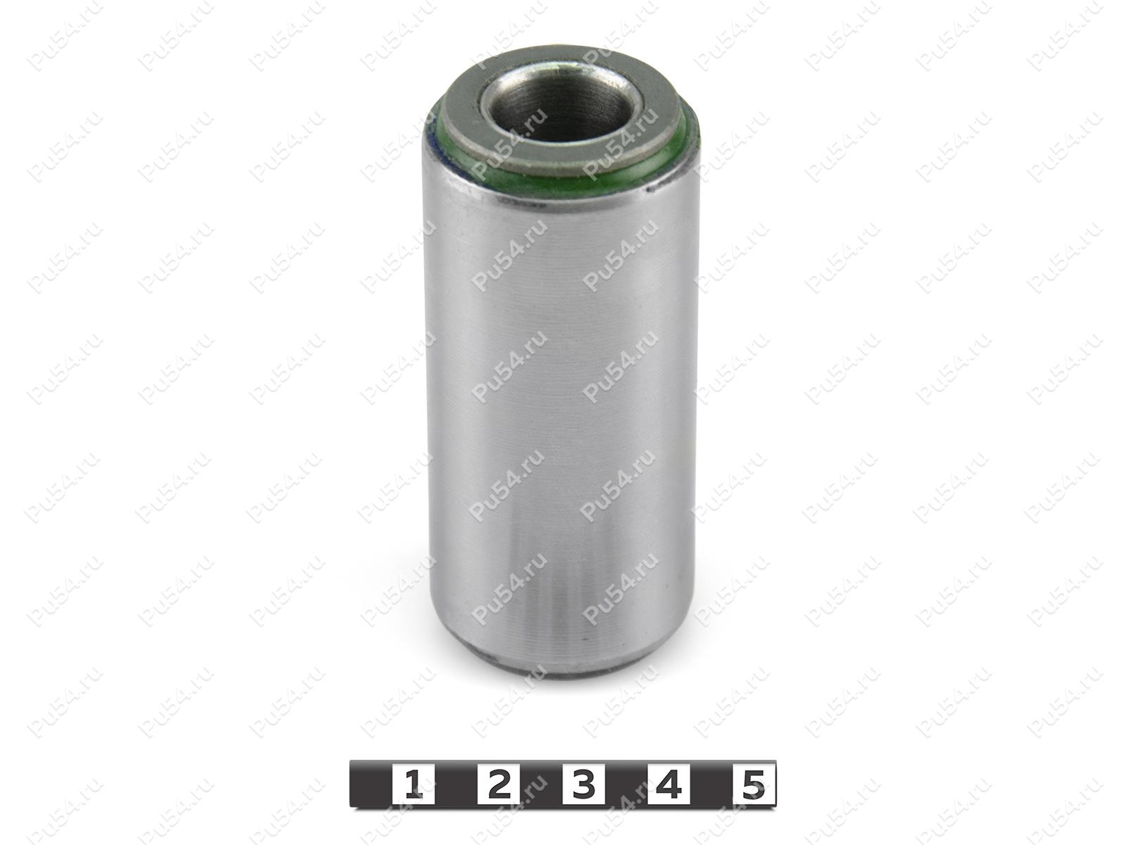 Spring rear silent block, pressed-in, Código de product 4-06-6311, Poliuretano, PU54/M80/зеленый, Imagen №1