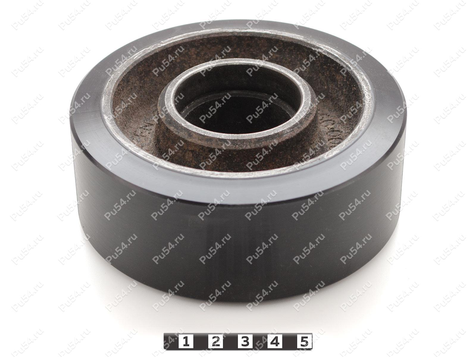 Колесо штабеллера D 125 х d 105 х H 50 (восстановление), Código de product 333-01-1060, Poliuretano, PU54Q/E95черный, Imagen №1
