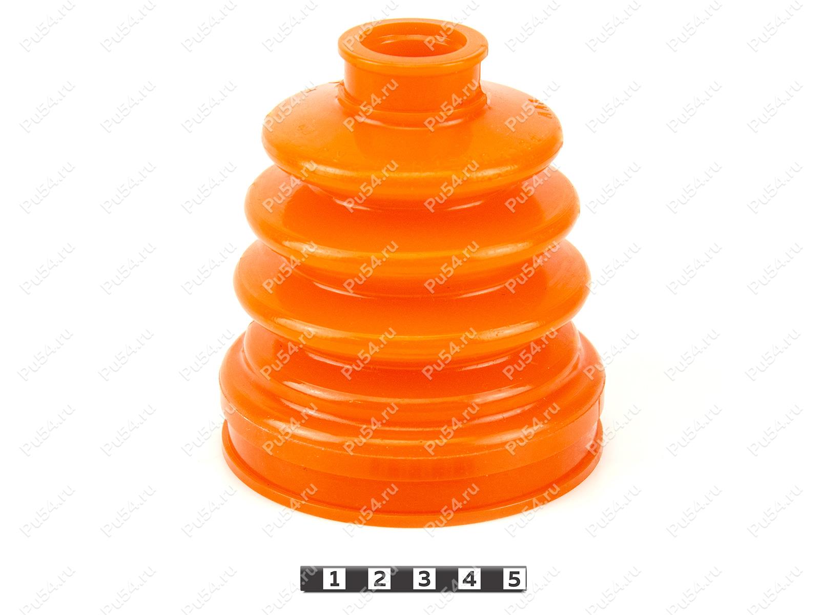 CV-joint dust boot, Código de product 4-05-007, Poliuretano, PU54/M71/naranja, Imagen №1