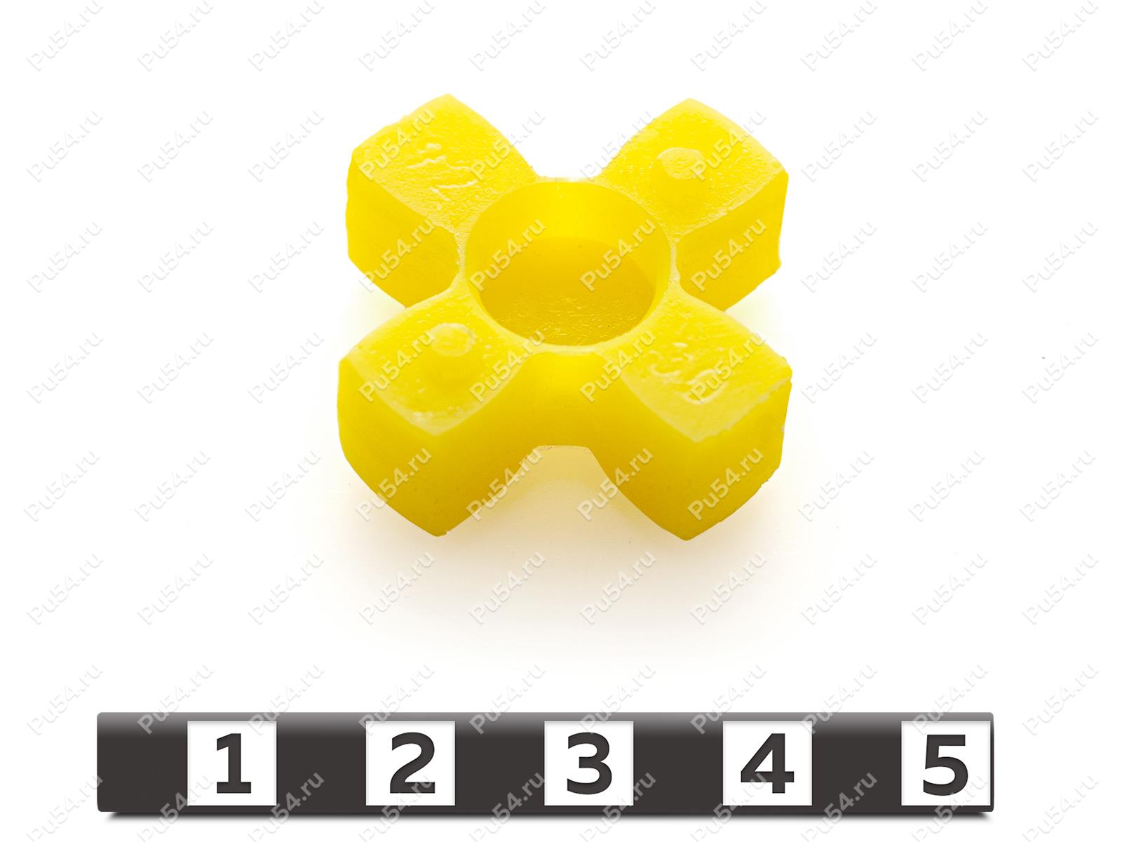 Эластичный элемент муфты ROTEX GS, аналог ROTEX GS 14, Código de product 33-99-9230, Poliuretano, PU54/M95/желтый, Imagen №1