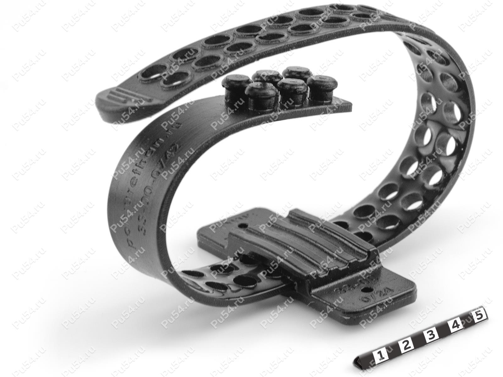 Universal clamp large (enlarged) with bigger diameter, Código de product 33-20-7272, Poliuretano, negro, Imagen №1