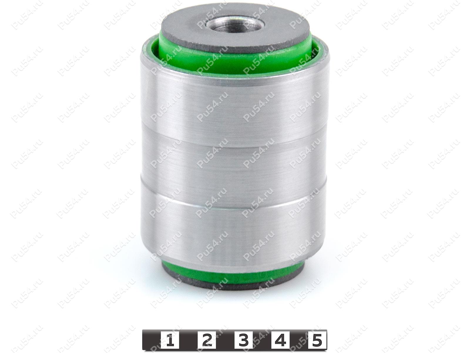 Buje trasero, brazo inferior trasero, presionado, Código de product 10-06-1911, Poliuretano, PU54/M80/verde, Imagen №1