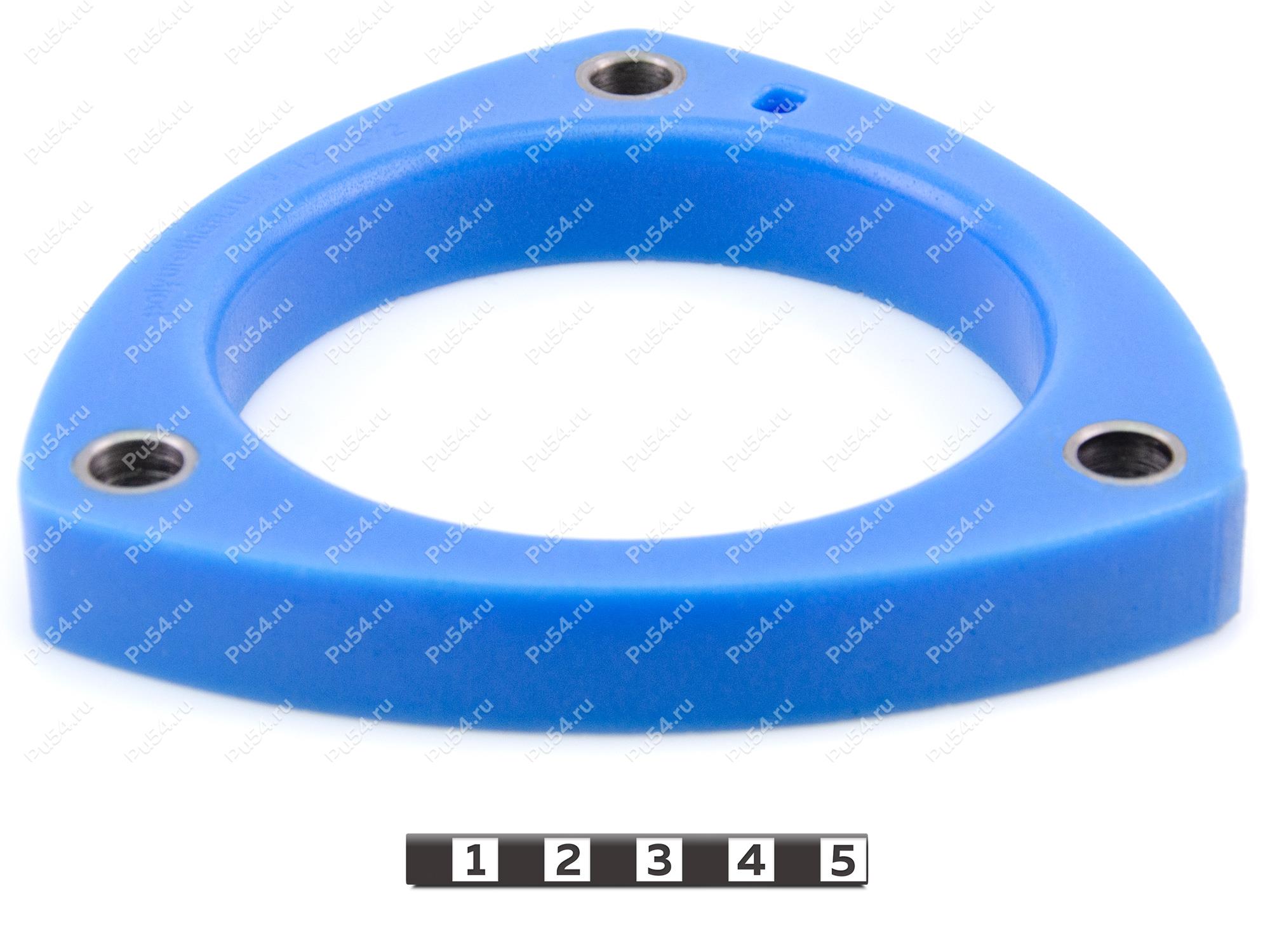Front shock absorber strut spacer, low (lift+ 20 mm), Código de product 9-12-1372, Poliuretano, Полипропилен со втулками синий, Imagen №1