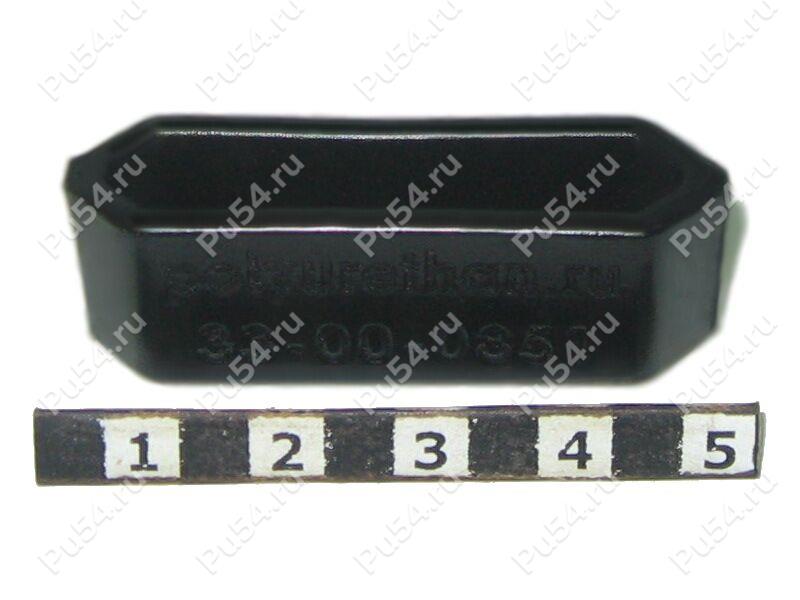 Eyelet for waist-belt, Código de product 33-00-0851, Poliuretano, PU54/M71/negro, Imagen №1