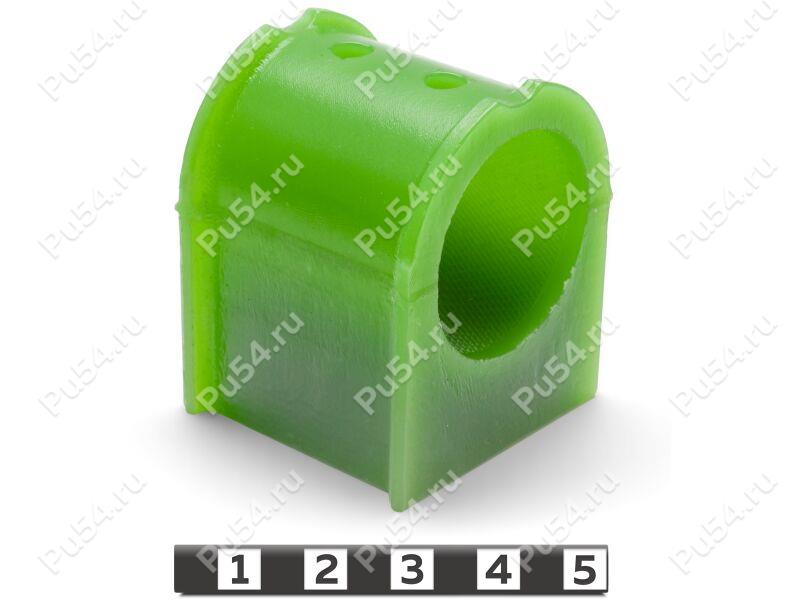 Stabilizer bushing, rear suspension, ID=32 mm, Código de product 55-01-302, Poliuretano, PU54/M80/verde, Imagen №1