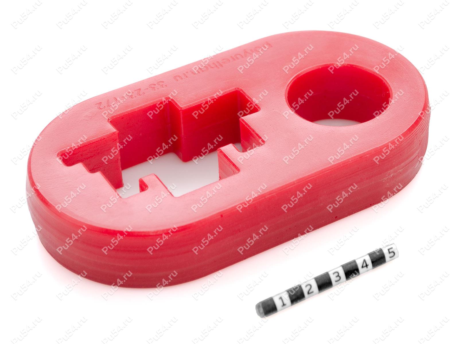 Brida de sujeción de barra Hi Lift, Código de product 33-23-172, Poliuretano, PU54/K65/negro, Imagen №1