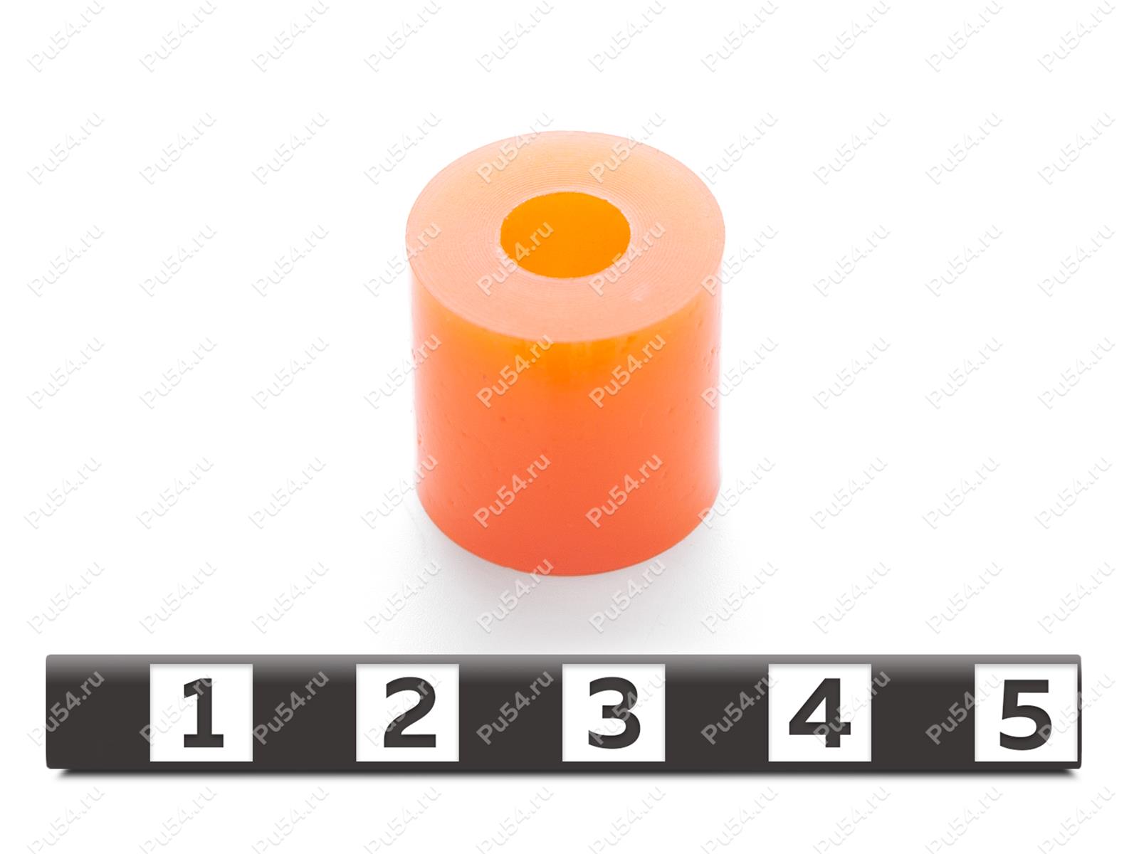 Вкладыш (втулка) D16 x d6.5 x H16, Código de product 33-01-1940, Poliuretano, PU54/M72/оранжевый, Imagen №1