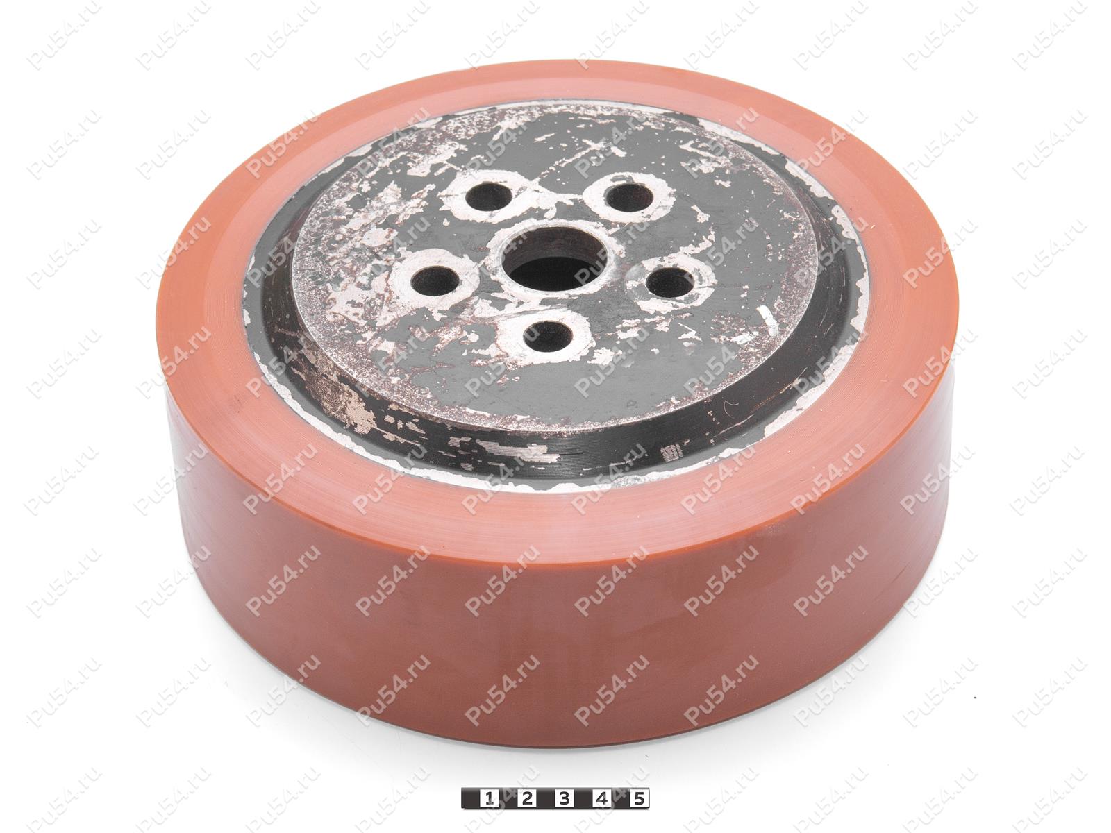 Колесо D230 x d185 x H75 (восстановление), Código de product 333-01-1256, Poliuretano, PU54Q/E95/коричневый, Imagen №1