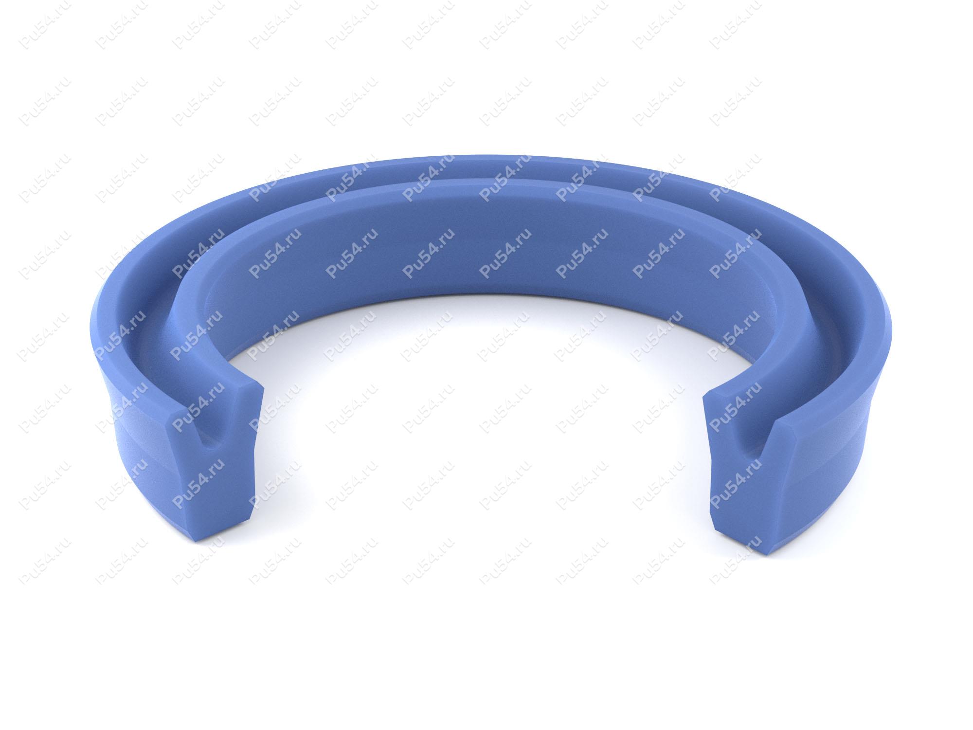 Манжета 175x200x15.7/17 аналог SAKAGAMI KY-175A, Código de product 70-00-2759, Poliuretano, PU54/M87/синий, Imagen №1