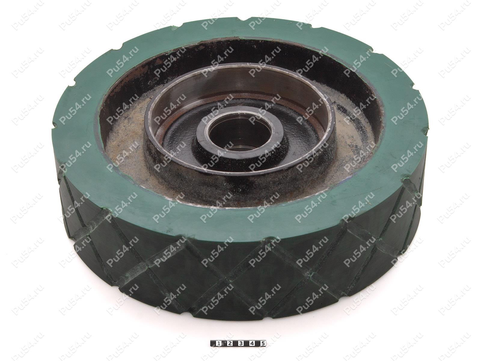 Колесо D 380 x d 295 x H 102 (восстановление), Código de product 333-01-1099, Poliuretano, PU54i/K80/зеленый, Imagen №1