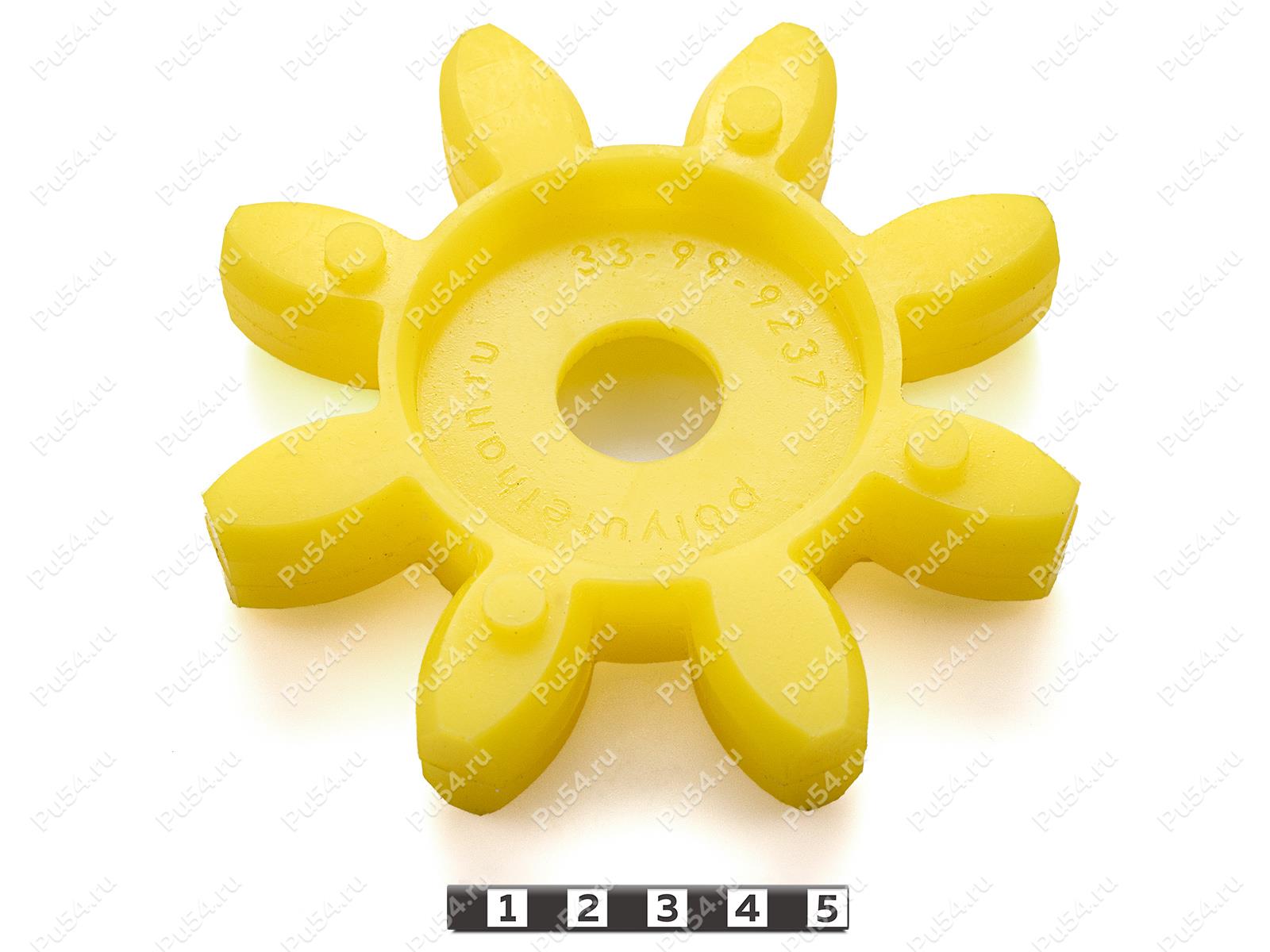 Эластичный элемент муфты ROTEX GS, аналог ROTEX GS 55, Código de product 33-99-9237, Poliuretano, PU54/E98/черный, Imagen №1