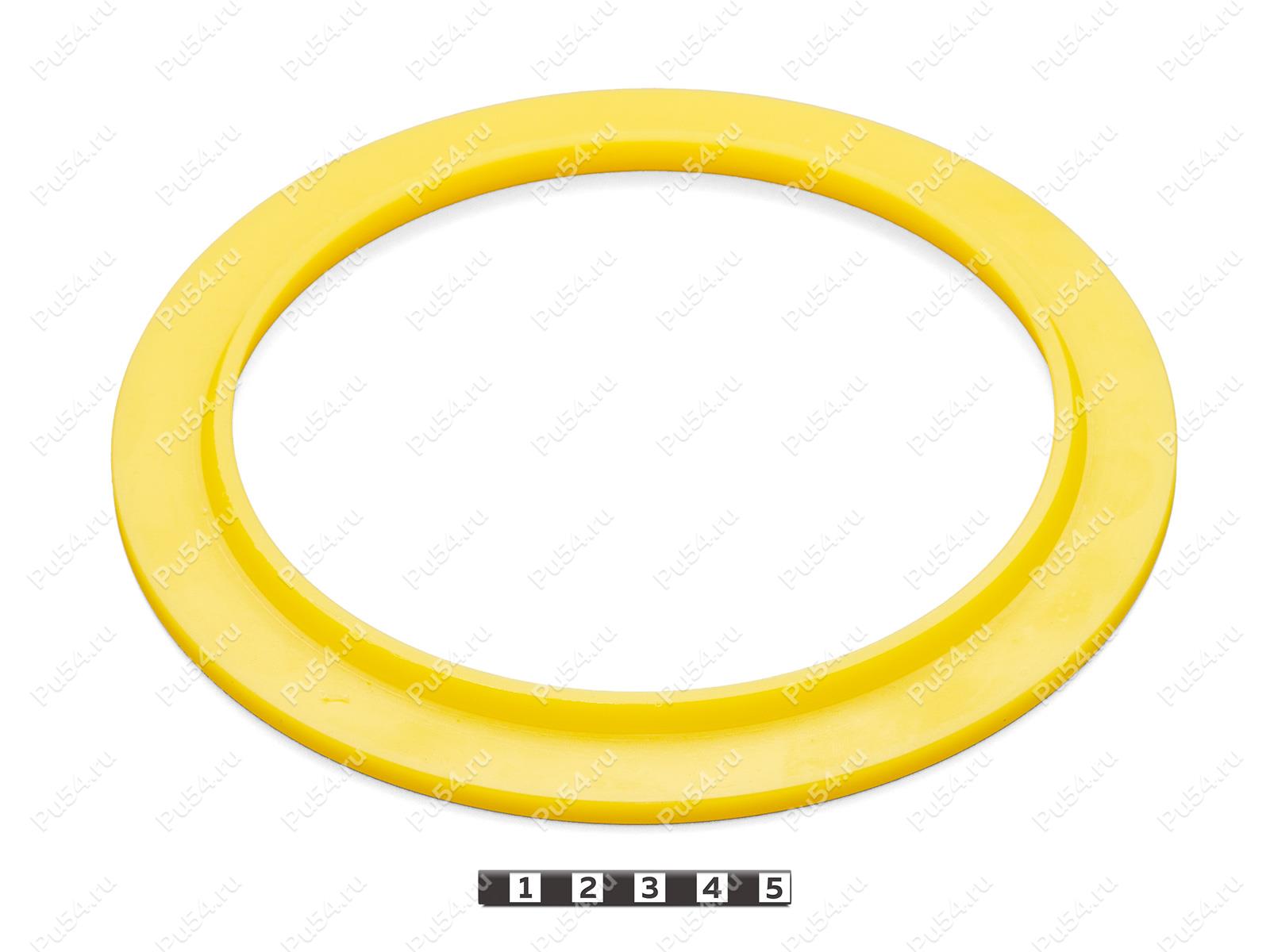 Грязесъемник 145 БП-2Г-750У-02.01.007, Código de product 33-78-376, Poliuretano, PU54/M95/желтый, Imagen №1