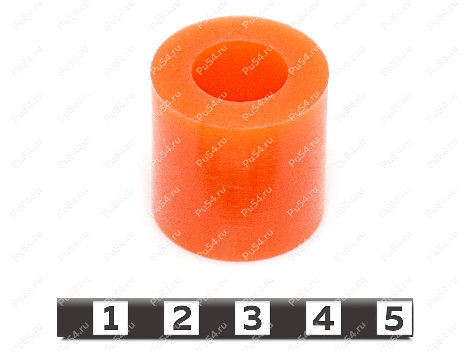 Втулка D 25 x d 14 x H 25, Código de product 33-01-1320, Poliuretano, PU54/M72/оранжевый, Imagen №1
