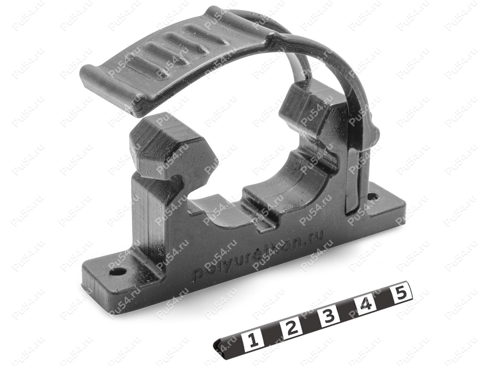 Double-barrelled gun barrel holder., Código de product 33-20-0109, Poliuretano, negro, Imagen №1