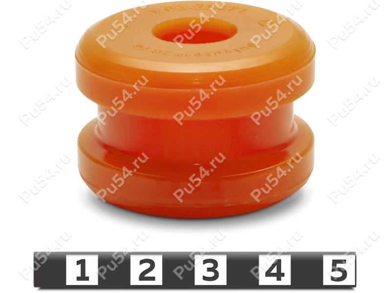 Buje de amortiguador, suspensión trasera (montaje superior, superior) sin arandela, Código de product 1-03-26471, Poliuretano, PU54/M71/naranja, Imagen №1