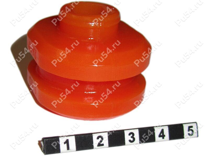 Buje del amortiguador trasero (montaje superior, inferior), Código de product 1-03-2649, Poliuretano, Imagen №1