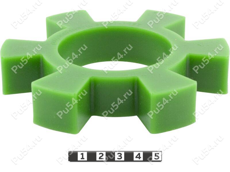 Piñón de acoplamiento elástico 140*70*25, Código de product 33-01-1097, Poliuretano, PU54i/K80/темно-зеленый, Imagen №1