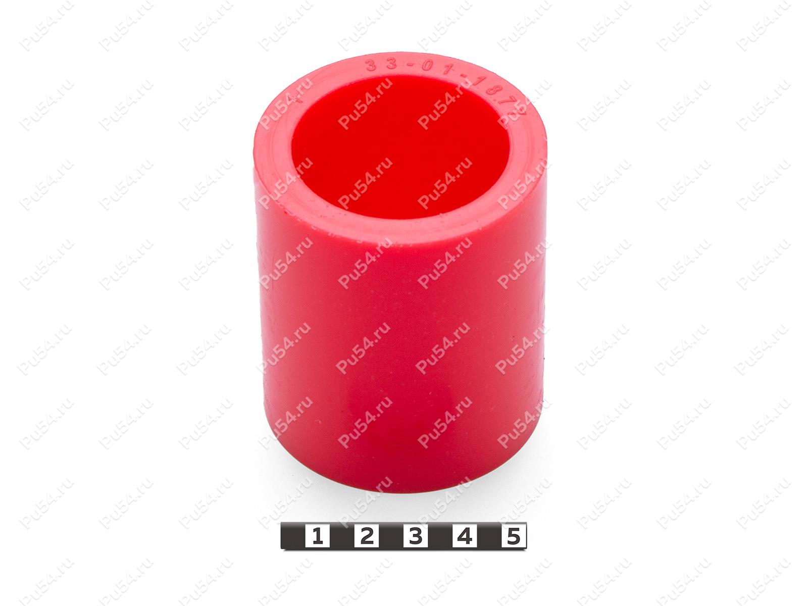 Ролик D60 x d 44,5 x H70, Código de product 33-01-1877, Poliuretano, PU54/M92/красный, Imagen №1