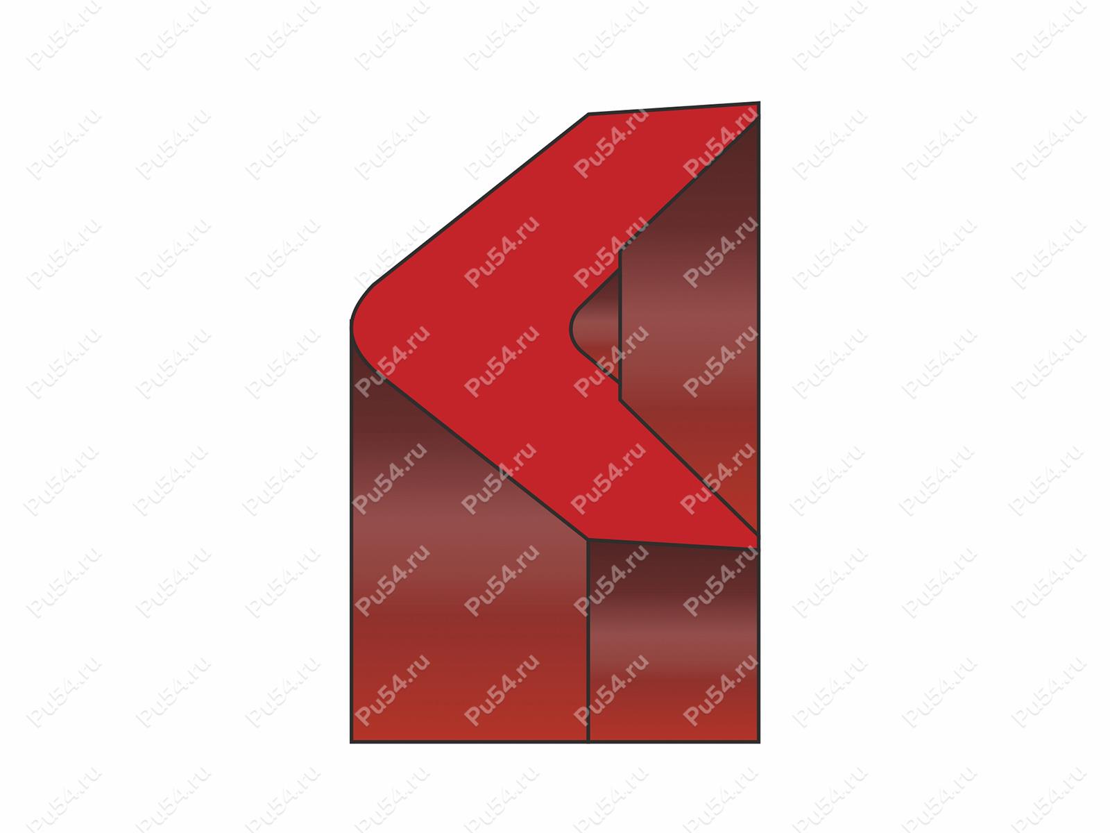 Манжета гомогенизатора, аналог К5-ОГА-1,2 02.002, Código de product 78-00-099, Poliuretano, Imagen №1