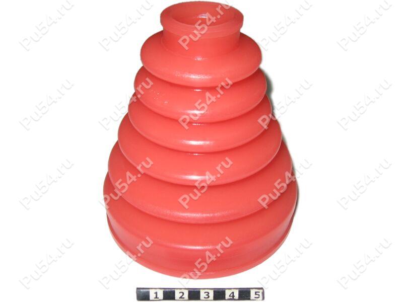 CV-joint dust boot, front suspension, Código de product 1-05-032, Poliuretano, PU54/M71/naranja, Imagen №1
