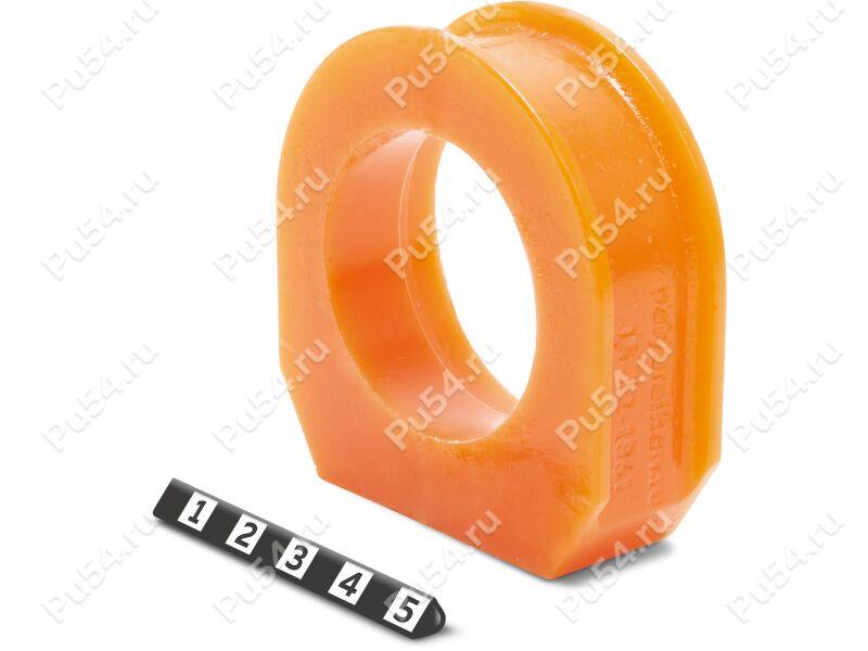 Steering rack cushion, Código de product 15-12-1861, Poliuretano, PU54/M71/naranja, Imagen №1