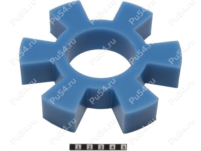 Piñón de acoplamiento elástico 153*65*29, Código de product 33-01-1037, Poliuretano, PU54/M87/azul, Imagen №1