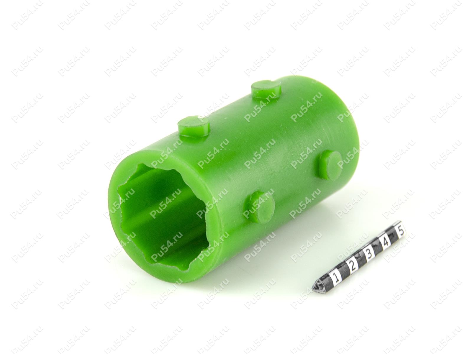 Cojinete lubricado por agua, Código de product 39-01-03201, Poliuretano, PU54i/K80/темно-зеленый, Imagen №1