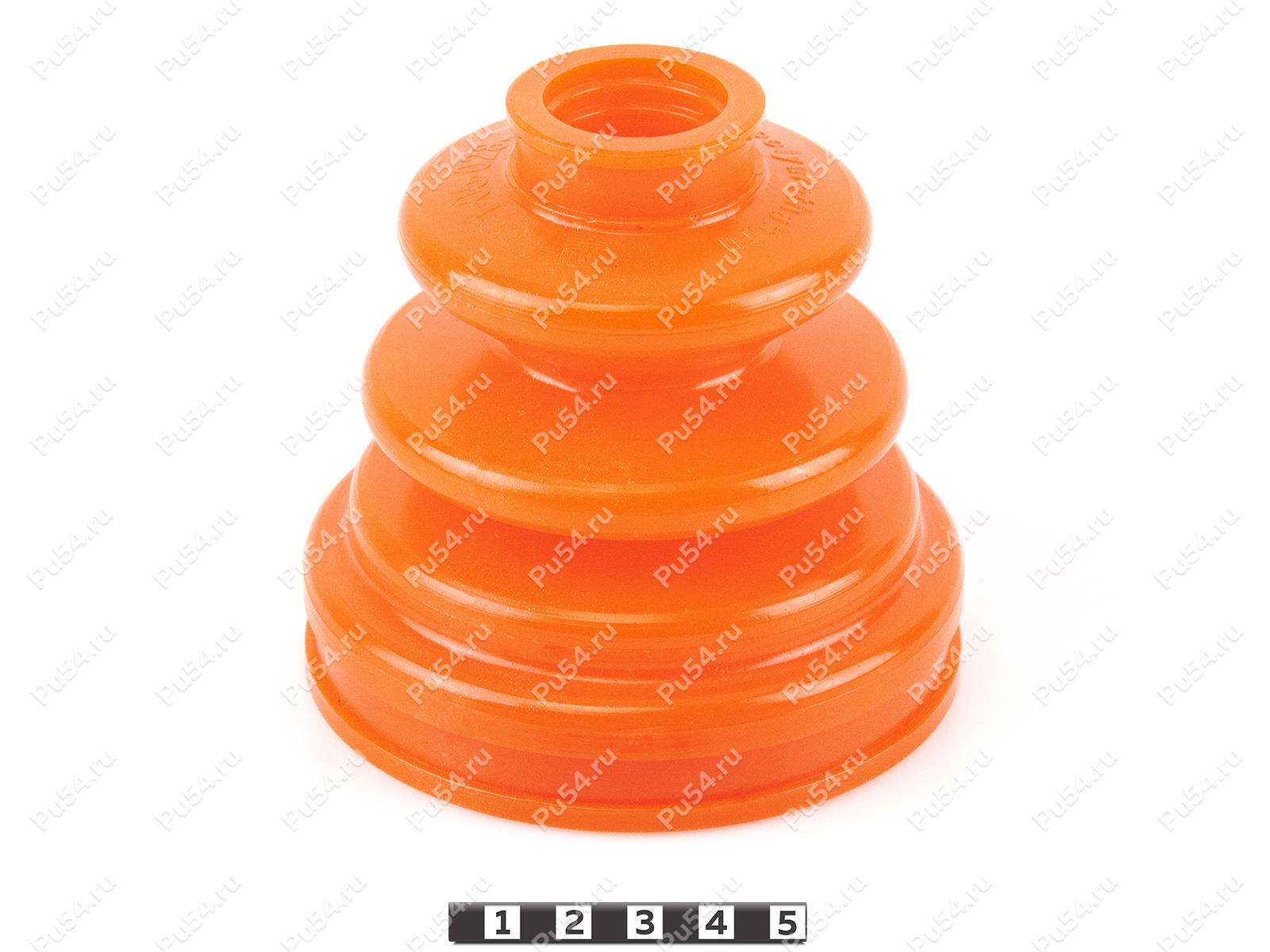 CV-joint dust boot (inner), front and rear suspension, Código de product 1-05-028, Poliuretano, PU54/E72/rojo, Imagen №1