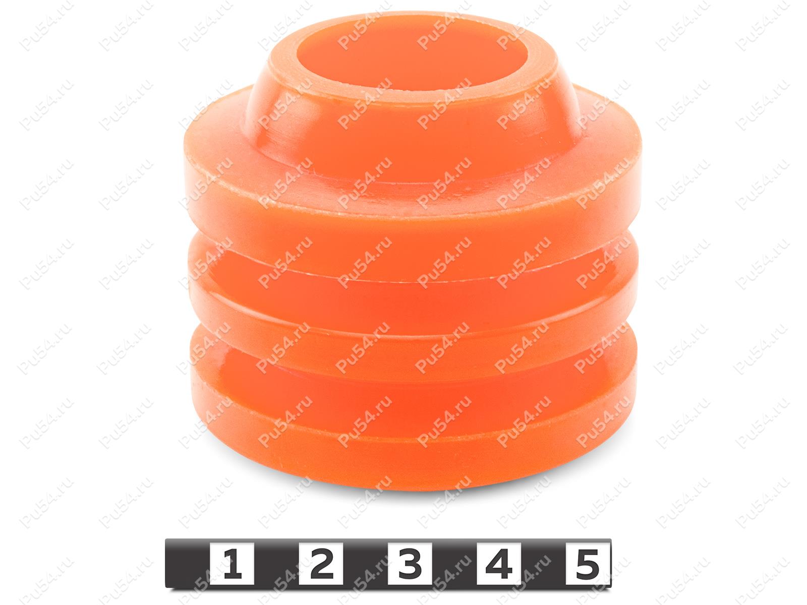 Pin bush couplings replacement bush (D 53 x d 28 x H 46), Código de product 33-01-652, Poliuretano, Imagen №1