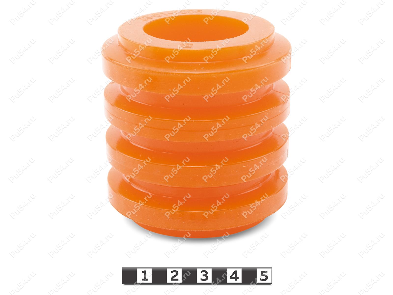 Pin bush coupling replacement bush (D 68.5 x d 37,9 x H 70), Código de product 33-01-1006, Poliuretano, Imagen №1