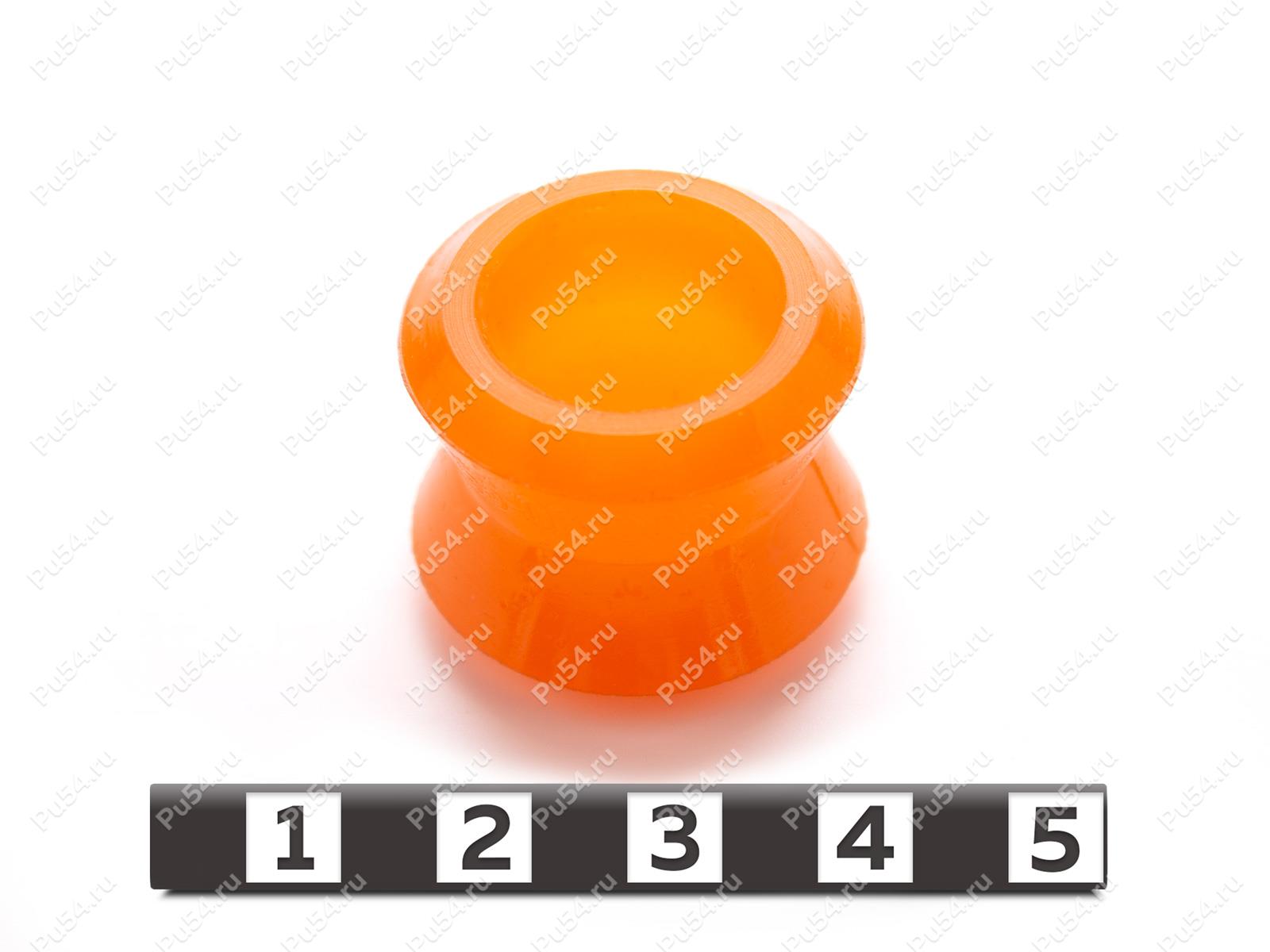 Втулка амортизатора верхняя, Código de product 55-03-006, Poliuretano, PU54/M72/оранжевый, Imagen №1