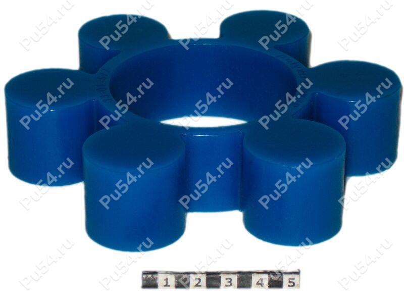 Piñón de acoplamiento elástico 140*66*30, Código de product 33-01-677, Poliuretano, PU54/M87/azul, Imagen №1