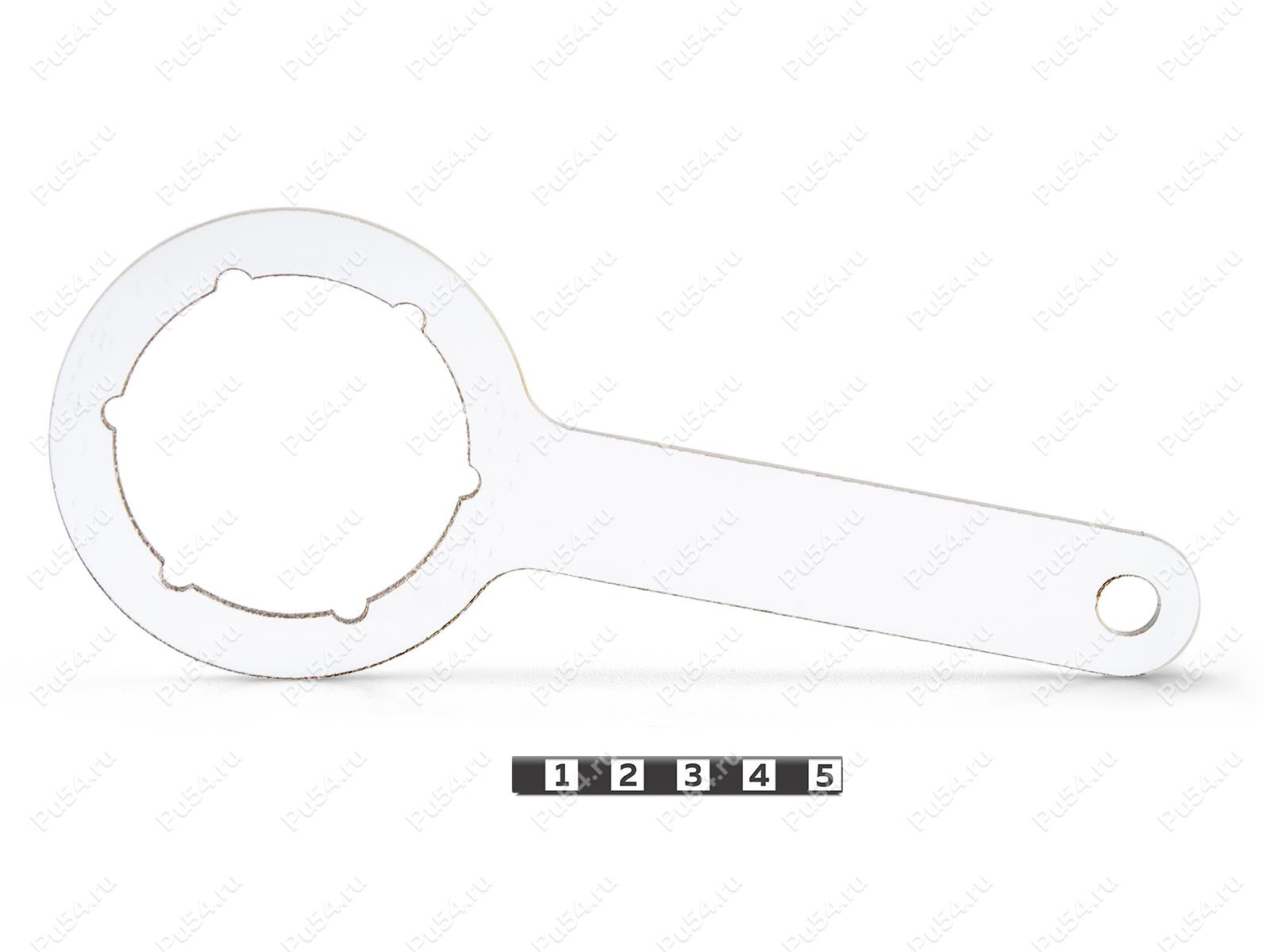 Llave de tapa de recipiente con mango largo, Código de product 56-01-138, Poliuretano, МПК 4мм прозрачный, Imagen №1
