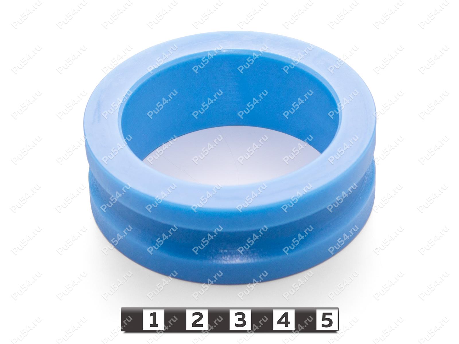 Бандаж ролика 71*53*24, Código de product 33-78-264, Poliuretano, PU54/M87/синий, Imagen №1