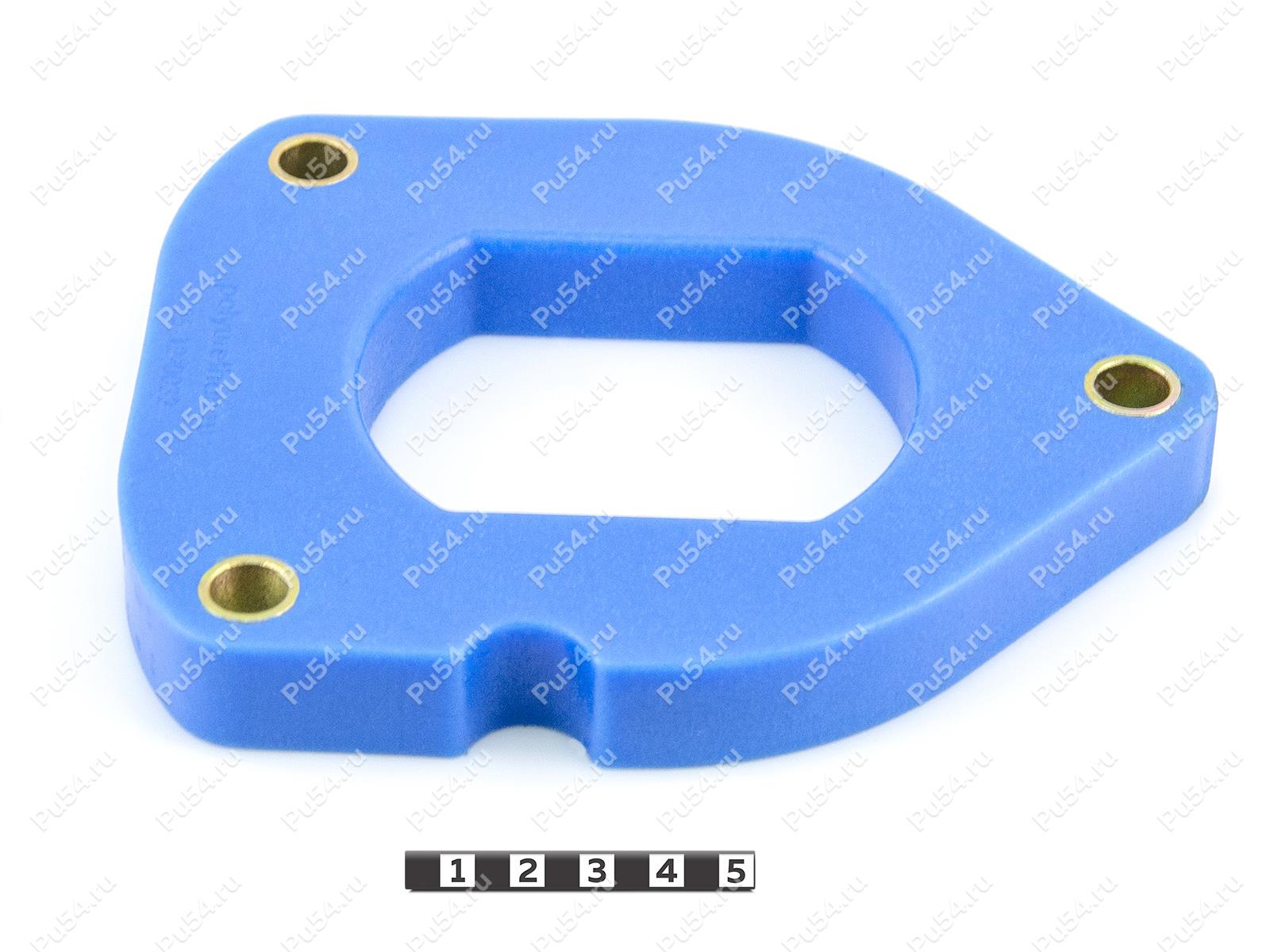 Front shock absorber strut spacer, 20 mm, Código de product 25-12-0032, Poliuretano, PU54/M87/azul, Imagen №1