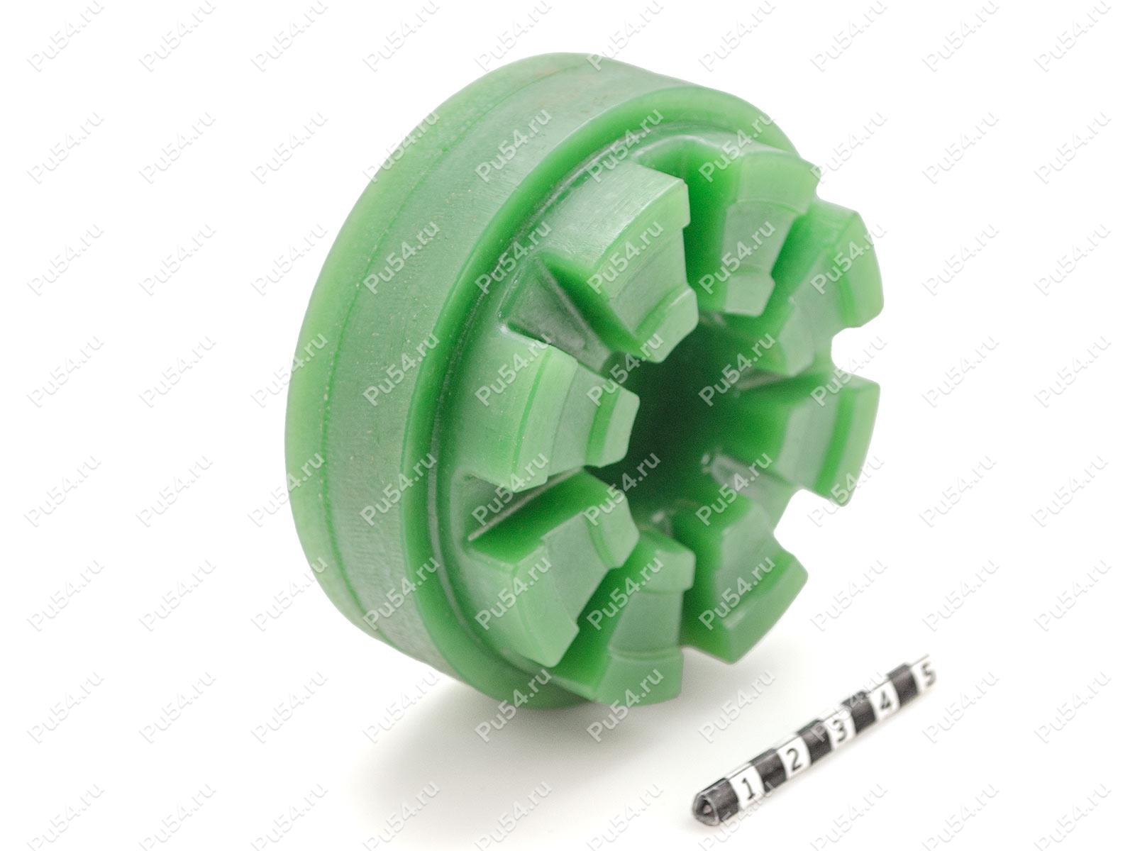 Spring spacer, rear suspension (lift +20 mm), Código de product 17-12-7572, Poliuretano, PW54/K80/светло-зеленый, Imagen №1