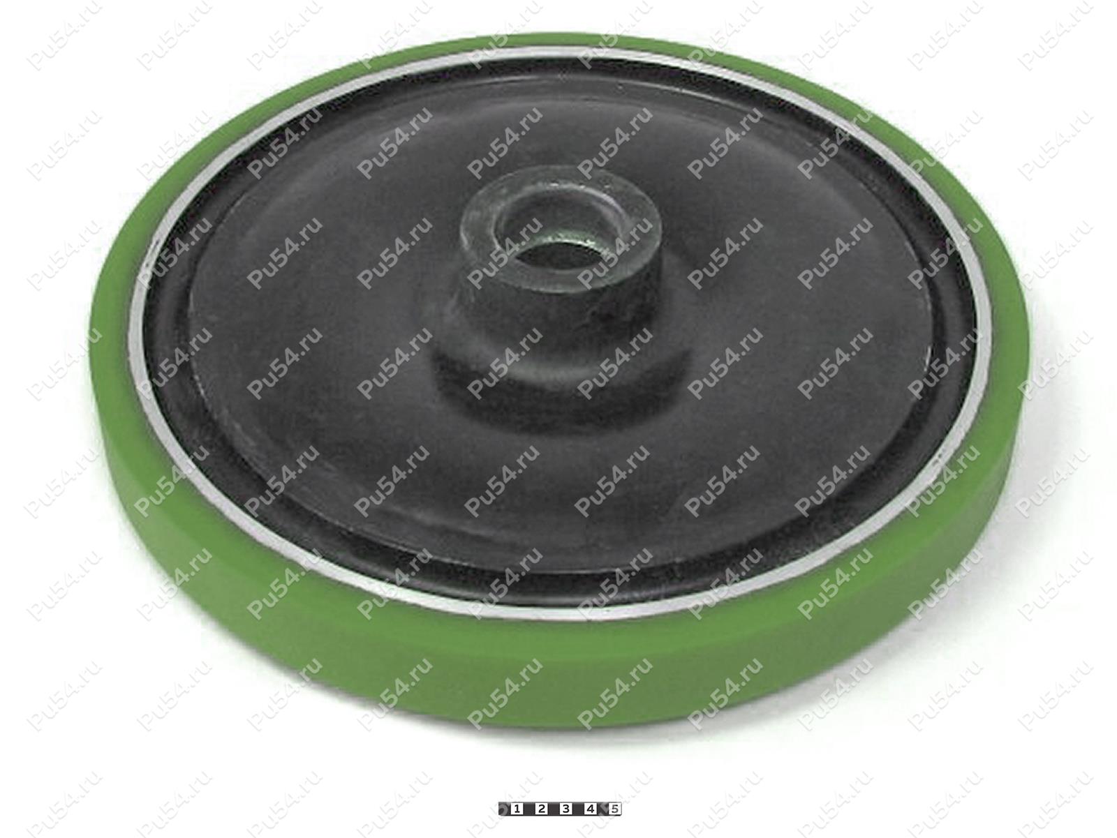 ATV "Los" track wheel (restoration only), Código de product 90-00-426, Poliuretano, PU54/M80/verde, Imagen №1