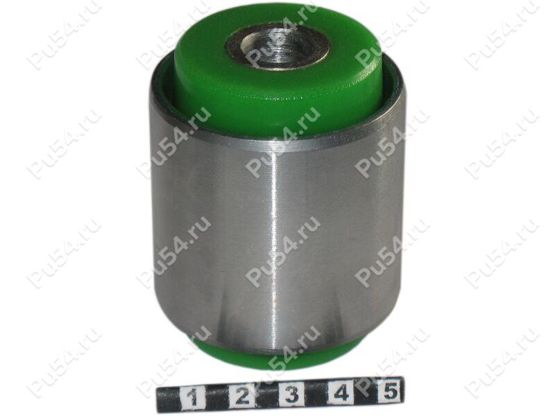 High trailing arm silent block, rear suspension, pressed-in, Código de product 1-06-0381, Poliuretano, Imagen №1