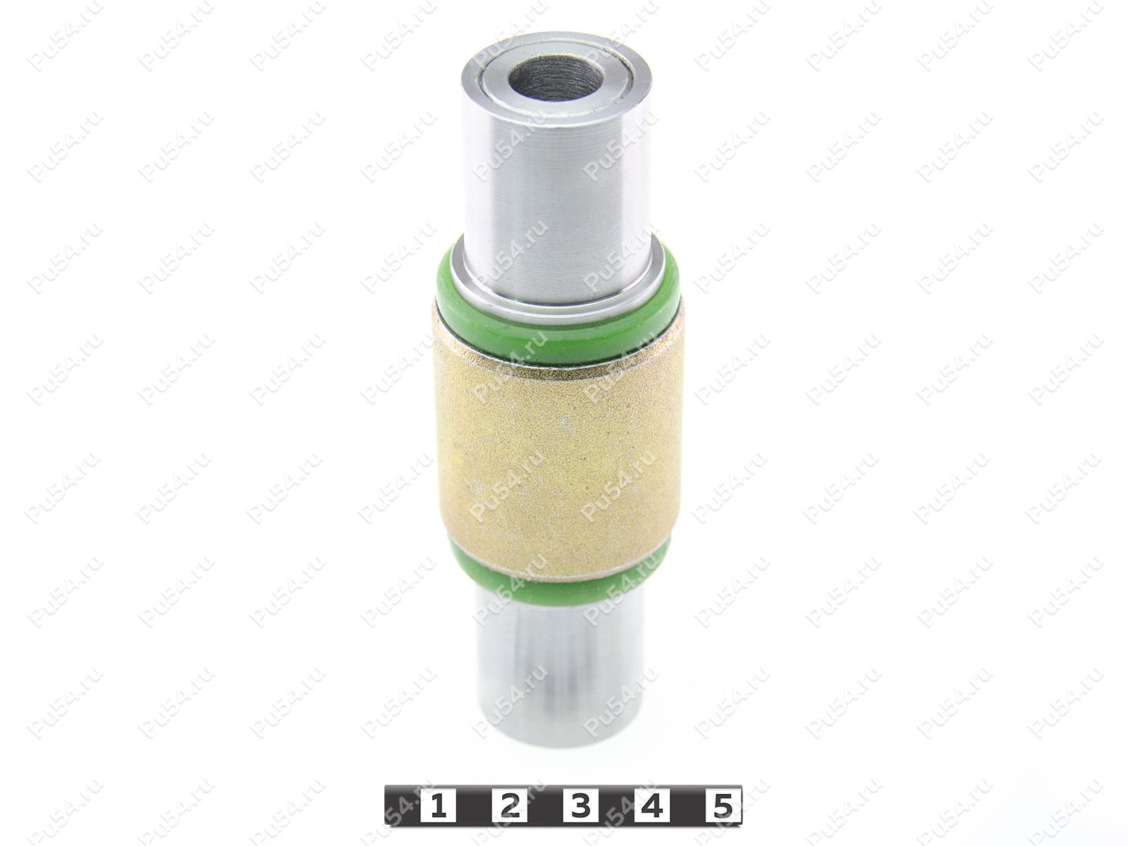 Frontal lower lateral arm silent block, rear suspension (underframe) (pressed-in), Código de product 3-06-6951, Poliuretano, PU54/M80/verde, Imagen №1