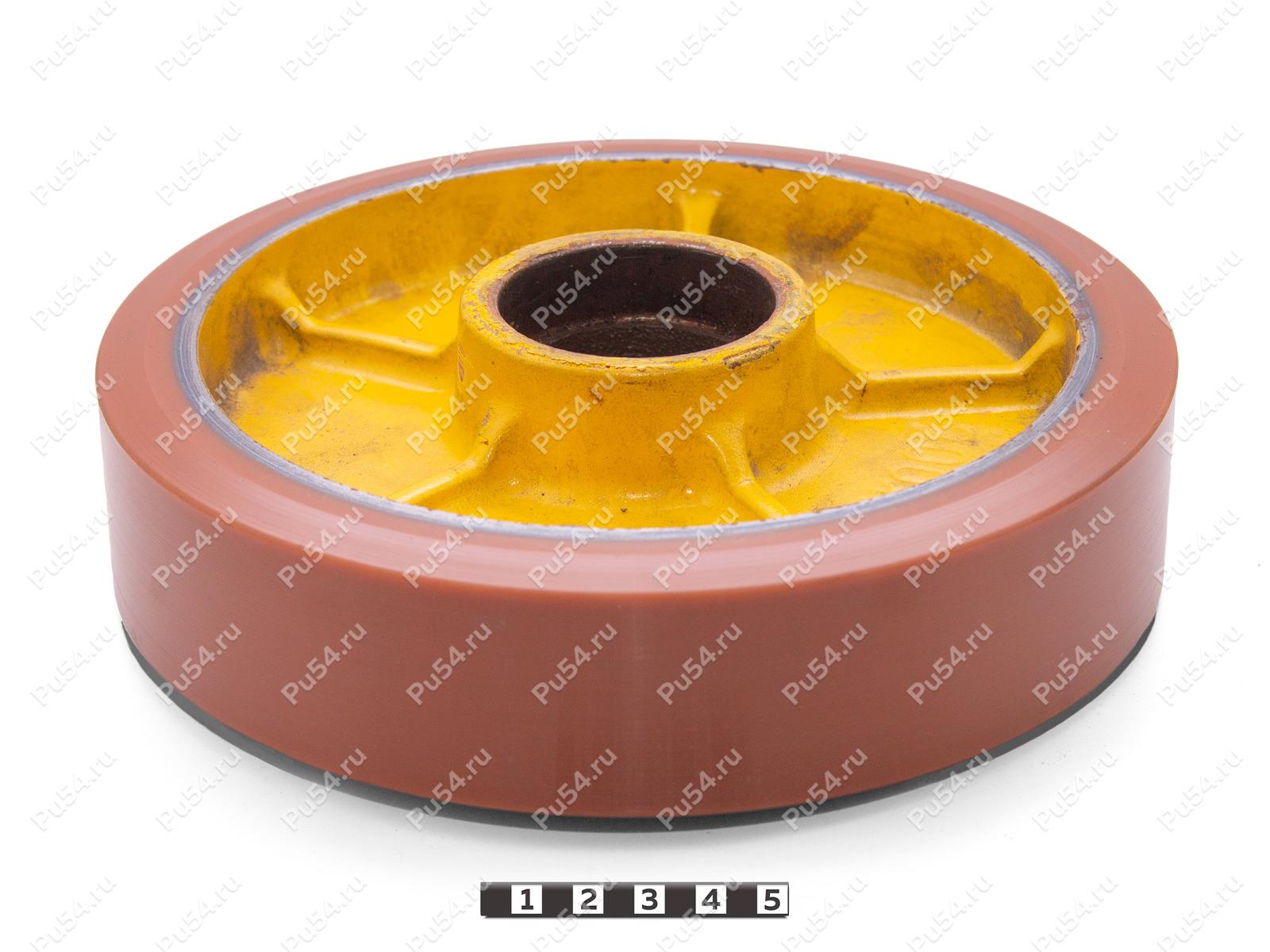 Колесо D202 x d178 x H50 (восстановление), Código de product 333-01-1225, Poliuretano, PU54Q/E95коричневый, Imagen №1
