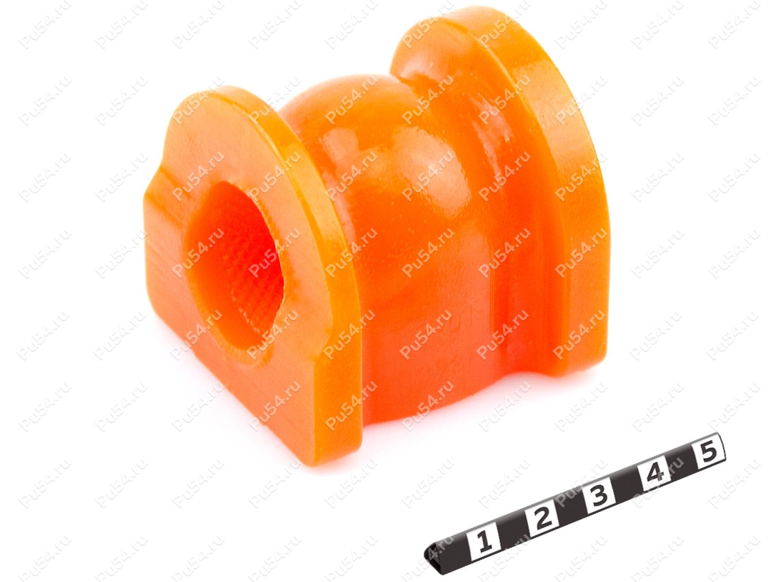 Stabilizer bushing, rear suspension, ID=26 mm, Código de product 7-01-3987, Poliuretano, PU54/M71/naranja, Imagen №1