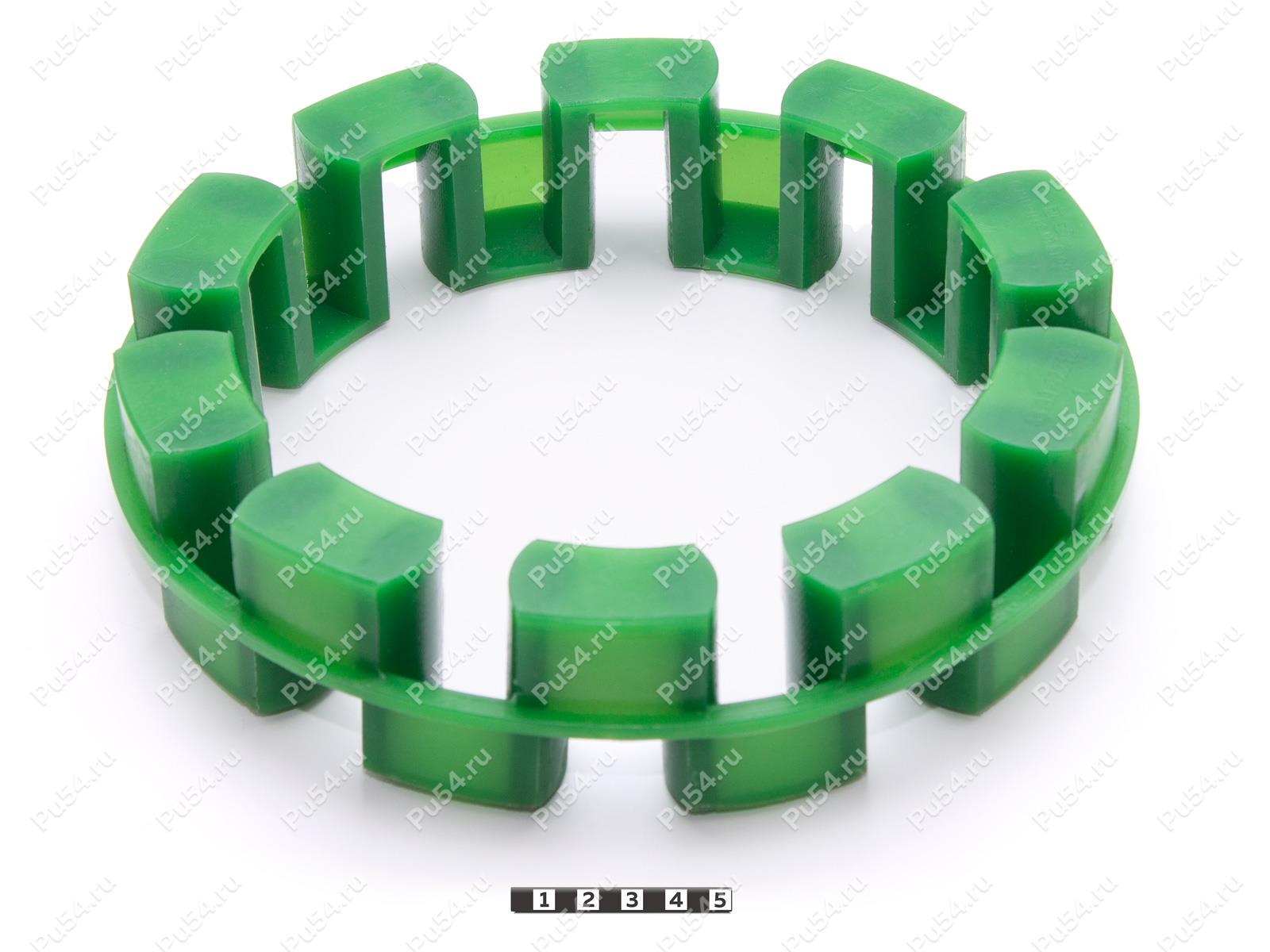 Элемент муфты TNM 265 / NM 265 аналог TSCHAN NOR-MEX RINGFEDER эластичный, Código de product 33-99-92212, Poliuretano, PU54/M80/зеленый, Imagen №1