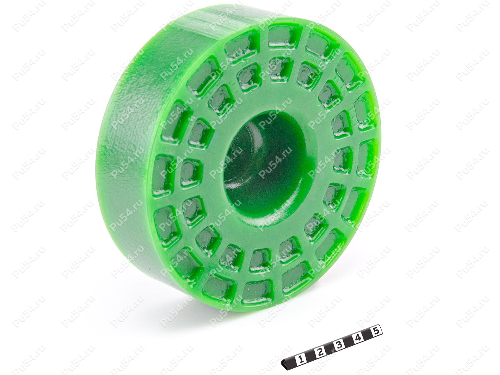 Spring spacer, rear suspension (lift +30 mm), Código de product 24-12-0043, Poliuretano, PU54i/K80/темно-зеленый, Imagen №1