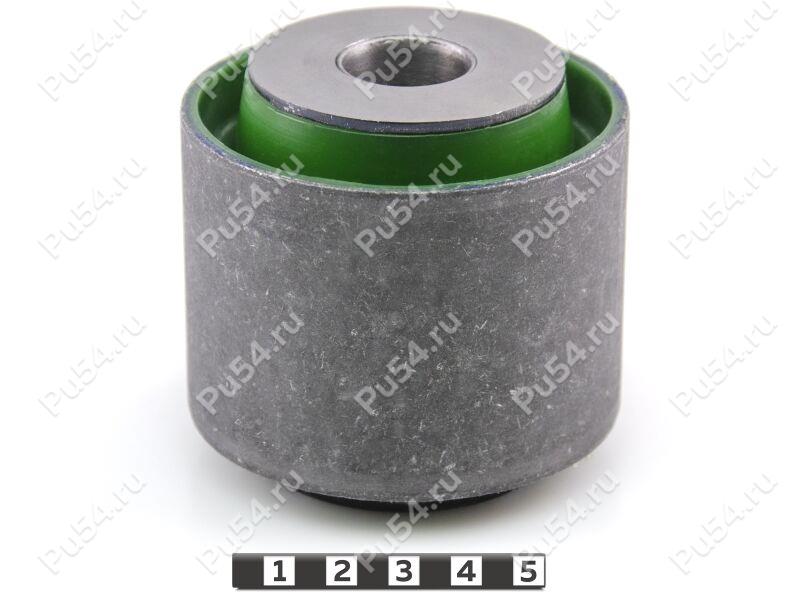 Lower control arm rear silent block, front suspesion (without bracket, pressed-in), Código de product 1-06-15271, Poliuretano, PU54/M80/verde, Imagen №1
